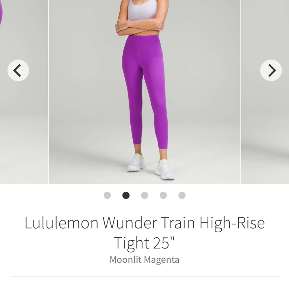 Lululemon Wunder Train High Rise 25”